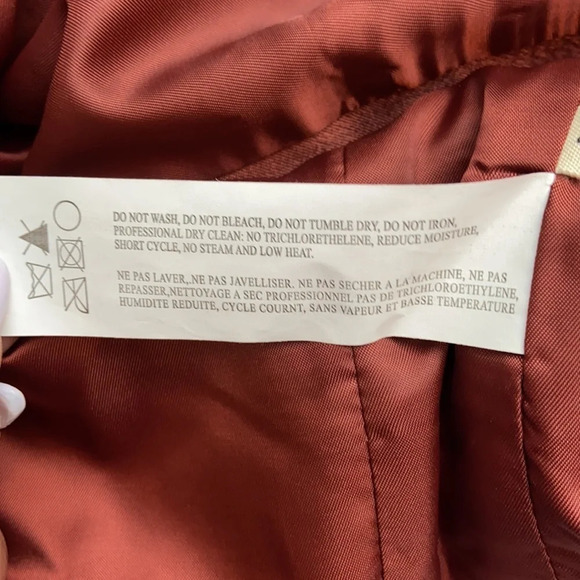 Anthropologie Capulet Souriez Brown Satin Bomber Jacket Size Small NWT - Picture 8 of 10